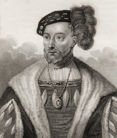 Giacomo V, re di Scozia, illustrazione da 